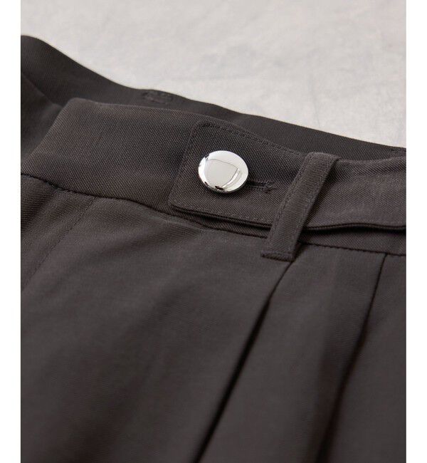 VIS「ツータックワイドパンツ/イージーケア」|チノ|