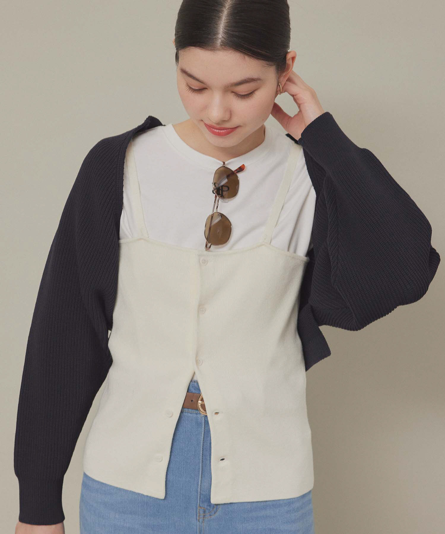 ROPE' PICNIC R「スポンディッシュショートカーディガン」|カーディガン|