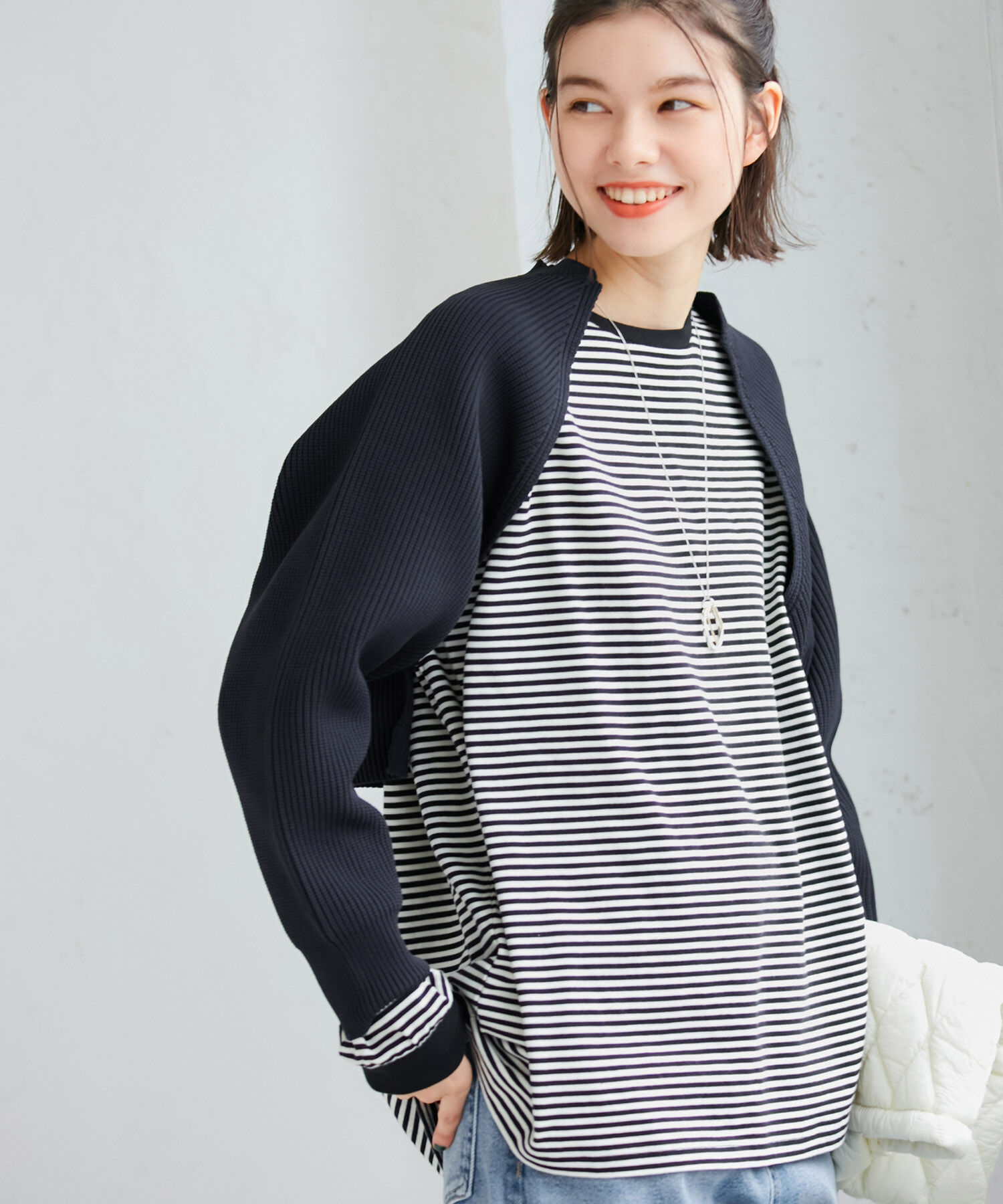 ROPE' PICNIC R「スポンディッシュショートカーディガン」|カーディガン|