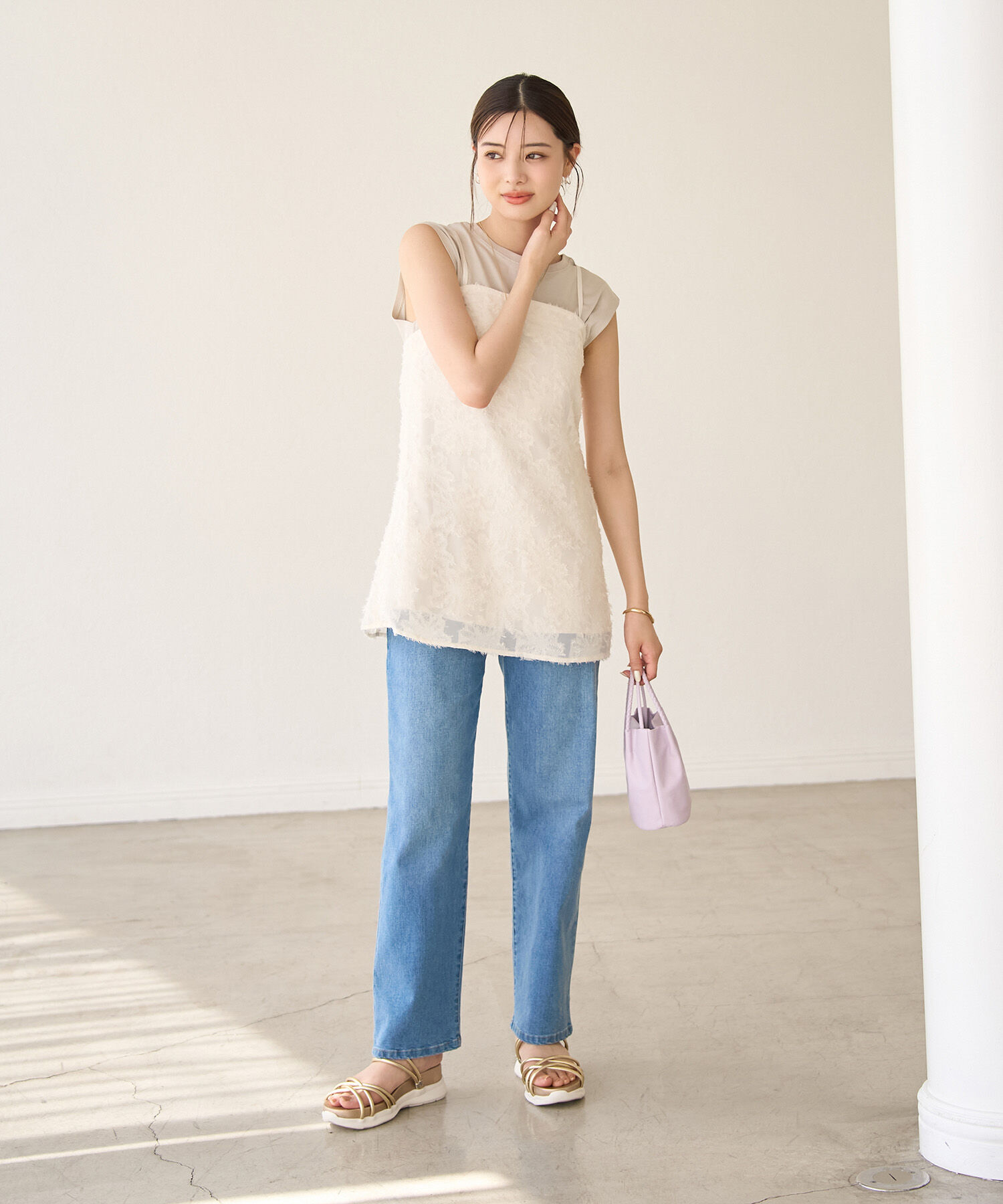 Rope&rsquo;Picnic「フリンジキャミビスチェ」|キャミソール|