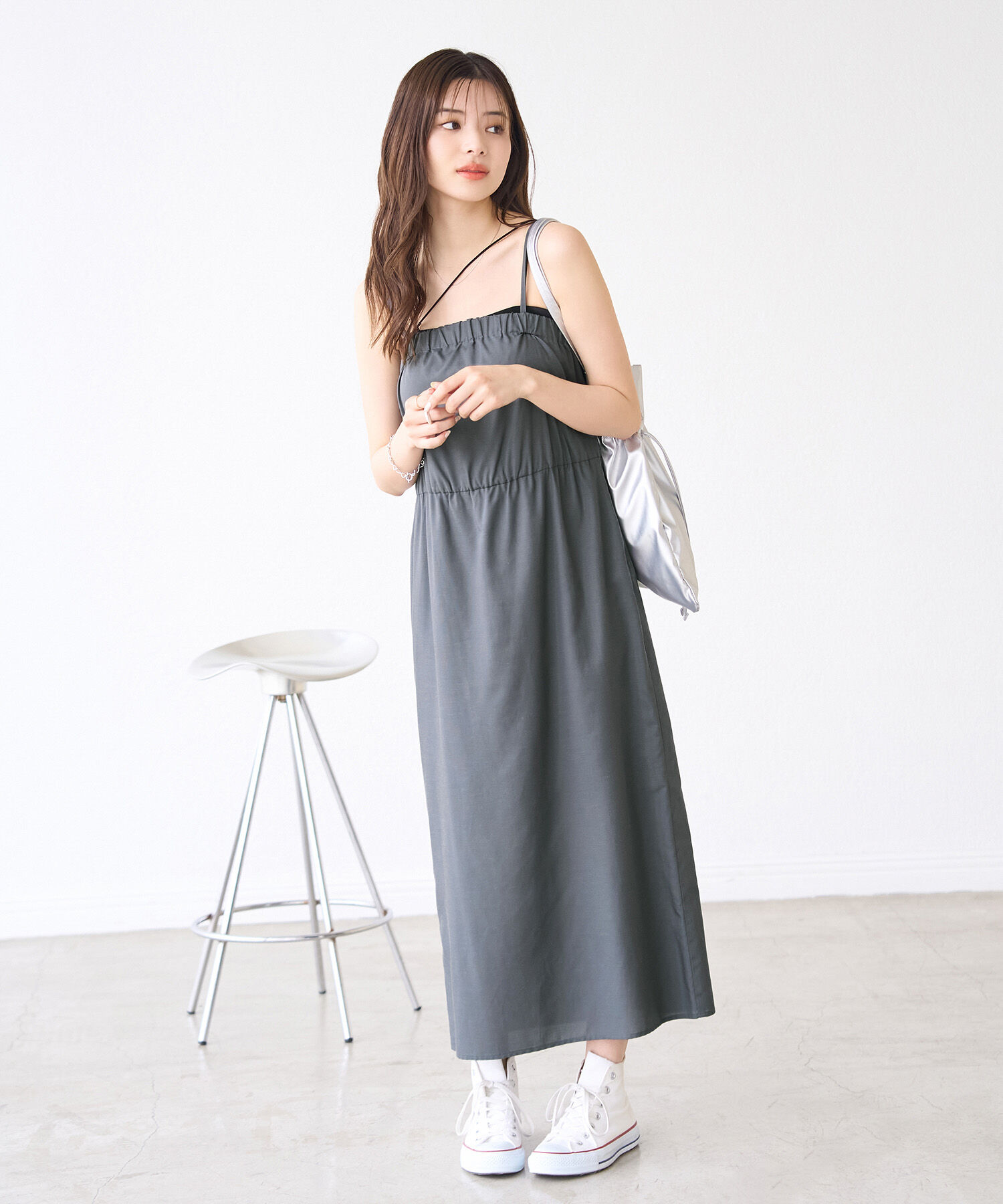 Rope&rsquo;Picnic「麻混キャミワンピース」|ワンピース|