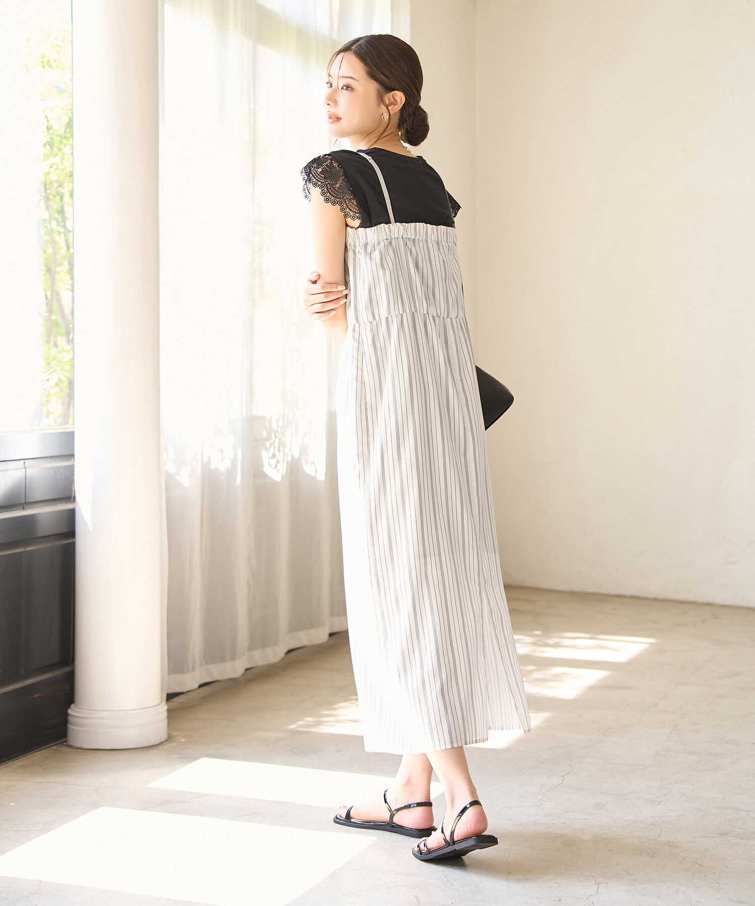 Rope&rsquo;Picnic「麻混キャミワンピース」|ワンピース|