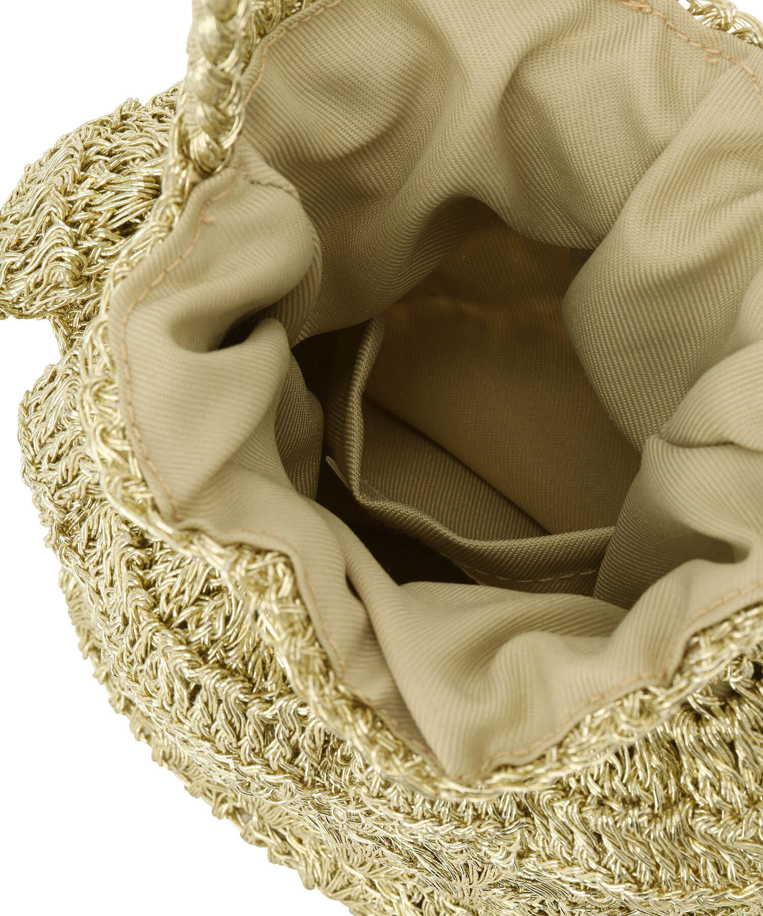 ROPE PICNIC PASSAGE「メタリックヤーンミニフリルショルダーバッグ」|ショルダー・メッセンジャー|