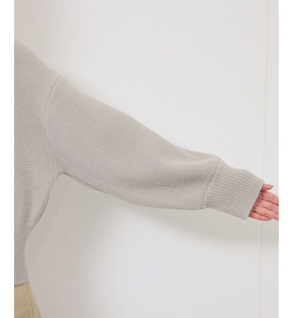 Rope&rsquo;Picnic「【新色追加】スフレニットシリーズ パールボタンショートカーディガン/イージーケア・リンクコーデ」|カーディガン|