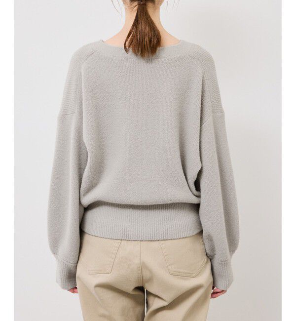 Rope&rsquo;Picnic「【新色追加】スフレニットシリーズ パールボタンショートカーディガン/イージーケア・リンクコーデ」|カーディガン|