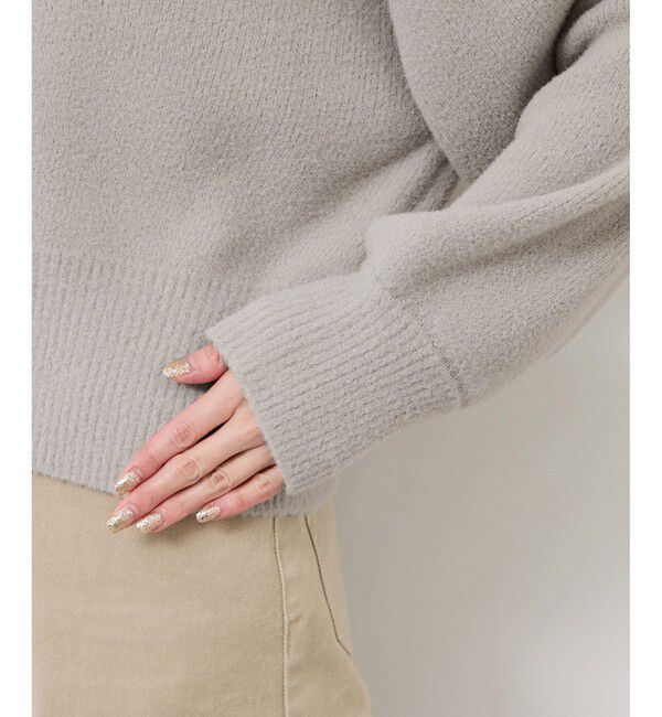 Rope&rsquo;Picnic「【新色追加】スフレニットシリーズ パールボタンショートカーディガン/イージーケア・リンクコーデ」|カーディガン|