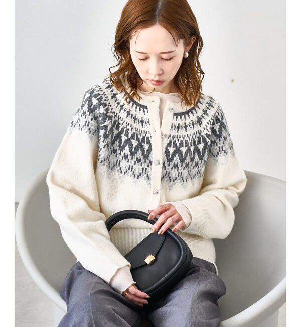 Rope&rsquo;Picnic「ノルディック柄カーディガン」|カーディガン|