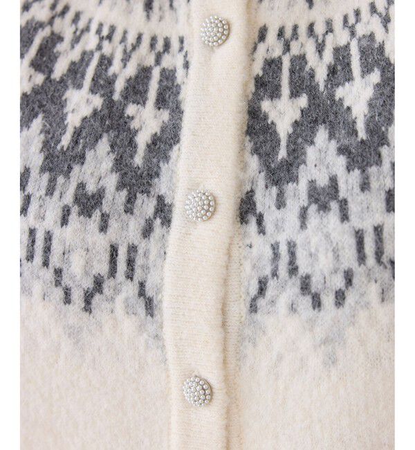 Rope&rsquo;Picnic「ノルディック柄カーディガン」|カーディガン|