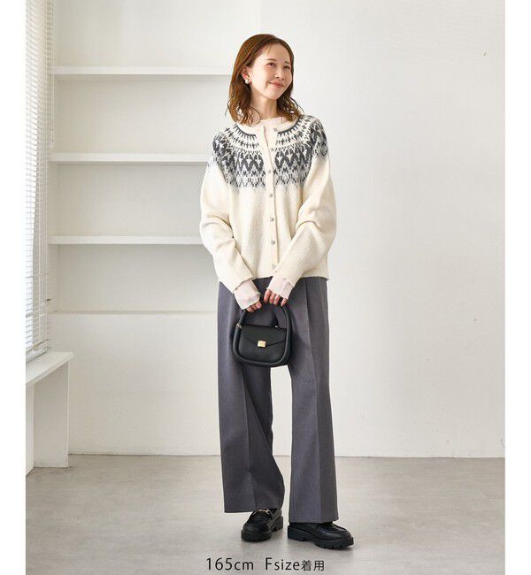 Rope&rsquo;Picnic「ノルディック柄カーディガン」|カーディガン|