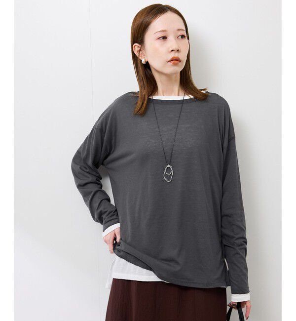 Rope&rsquo;Picnic「シアーロングスリーブTシャツ」|Tシャツ・カットソー|