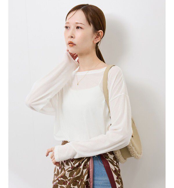 Rope&rsquo;Picnic「シアーロングスリーブTシャツ」|Tシャツ・カットソー|