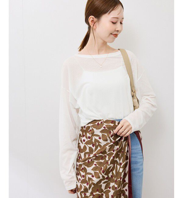 Rope&rsquo;Picnic「シアーロングスリーブTシャツ」|Tシャツ・カットソー|