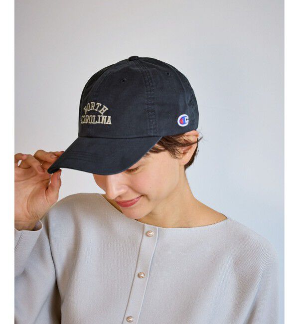 ROPE PICNIC PASSAGE「【Champion/チャンピオン別注】college logo cap/リンクコーデ」|キャップ・キャスケット|ネイビー(40)