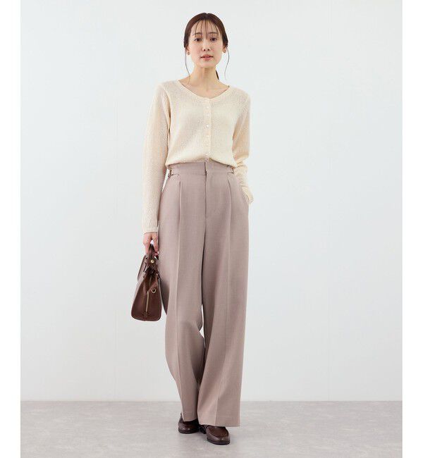 Rope&rsquo;Picnic「【WEB限定】コンパクトVネックカーディガン」|カーディガン|