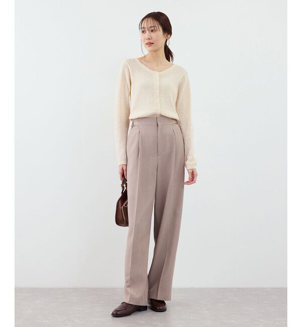 Rope&rsquo;Picnic「【WEB限定】コンパクトVネックカーディガン」|カーディガン|