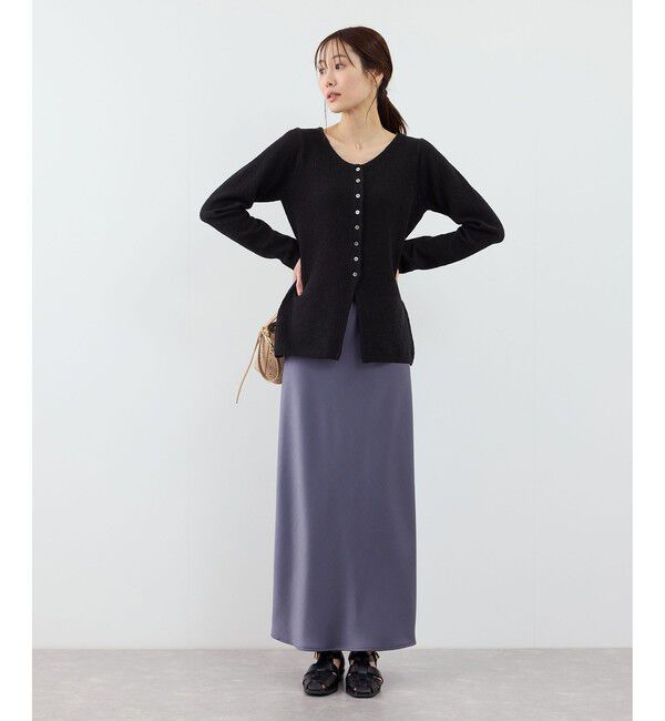 Rope&rsquo;Picnic「【WEB限定】コンパクトVネックカーディガン」|カーディガン|