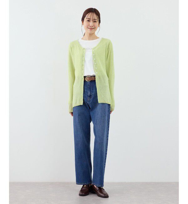 Rope&rsquo;Picnic「【WEB限定】コンパクトVネックカーディガン」|カーディガン|