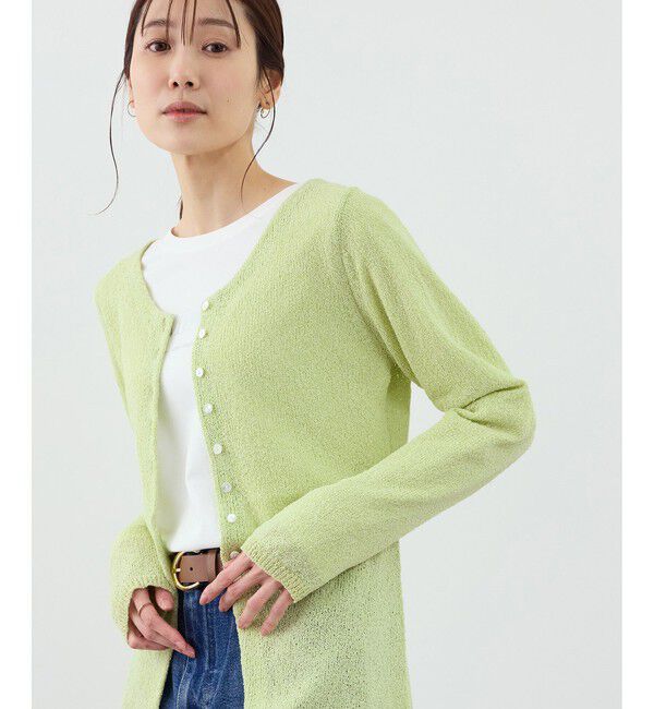 Rope&rsquo;Picnic「【WEB限定】コンパクトVネックカーディガン」|カーディガン|