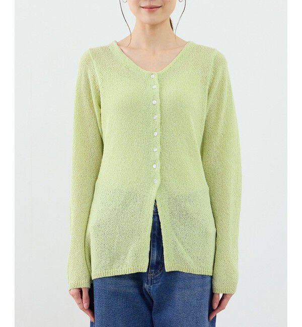 Rope&rsquo;Picnic「【WEB限定】コンパクトVネックカーディガン」|カーディガン|