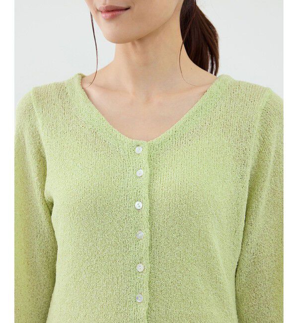 Rope&rsquo;Picnic「【WEB限定】コンパクトVネックカーディガン」|カーディガン|