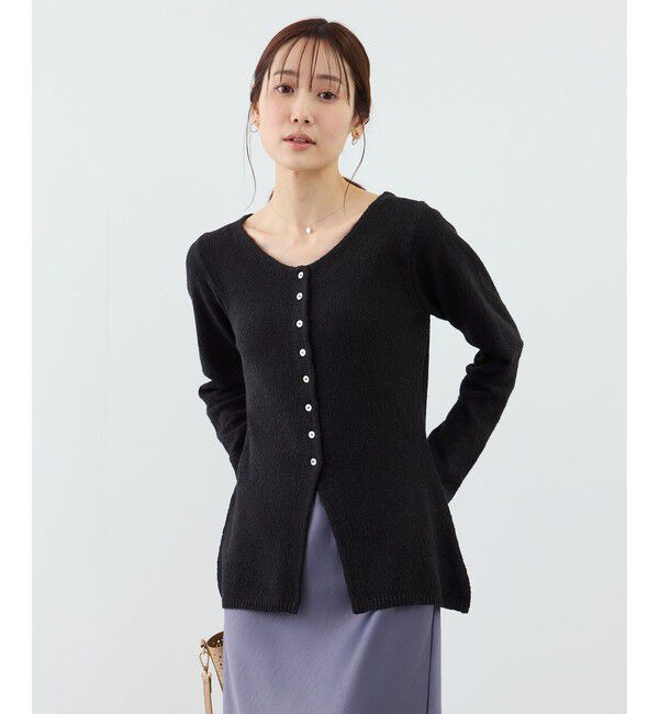Rope&rsquo;Picnic「【WEB限定】コンパクトVネックカーディガン」|カーディガン|