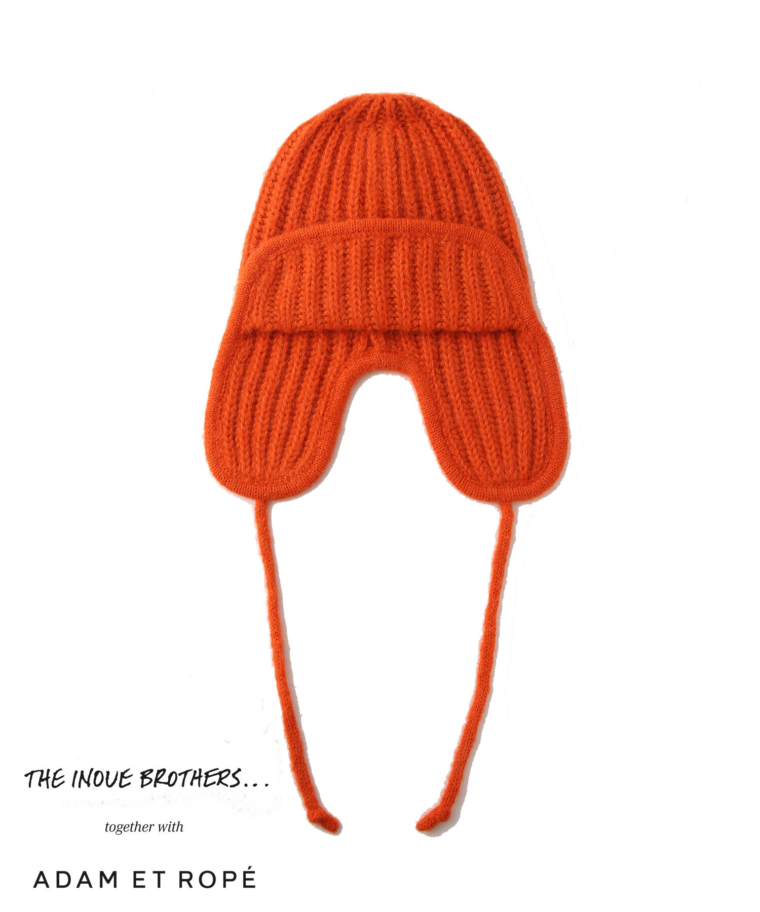 ADAM ET ROPE'「【THE INOUE BROTHERS together with ADAM ET ROPE'】EARMUFF RIB HAT / UNISEX」|ニット帽|