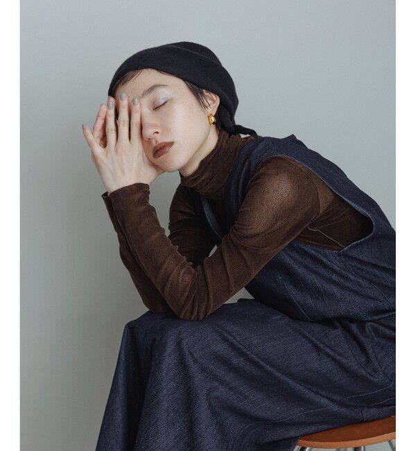 ADAM ET ROPE'「【WEB限定】デニムIラインワンピース」|ワンピース|