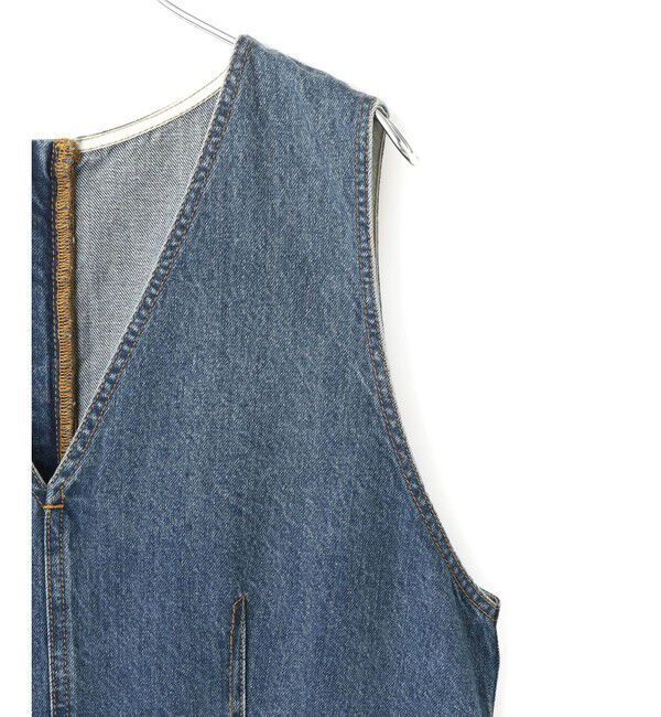 ADAM ET ROPE'「【WEB限定】デニムIラインワンピース」|ワンピース|