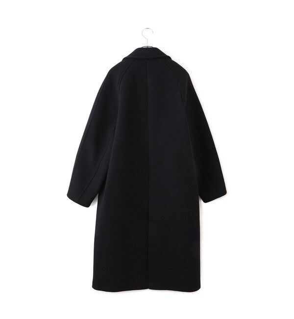 ADAM ET ROPE'「ウールボンディングラグランロングコート」|ステンカラーコート|