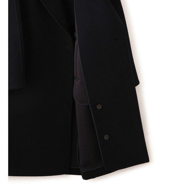 ADAM ET ROPE'「ウールボンディングラグランロングコート」|ステンカラーコート|