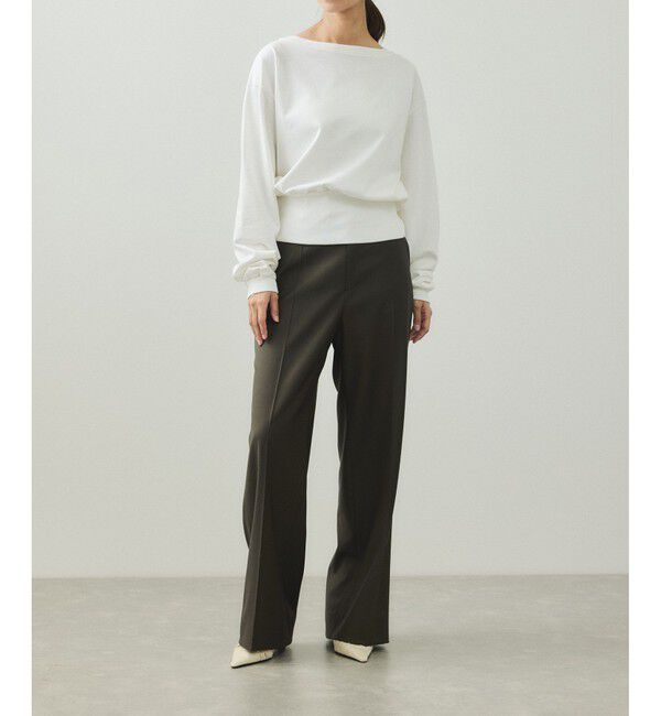 ADAM ET ROPE'「【EMOELLE】ボートネックスウェット」|スウェット・ジャージ|