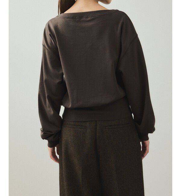 ADAM ET ROPE'「【EMOELLE】ボートネックスウェット」|スウェット・ジャージ|