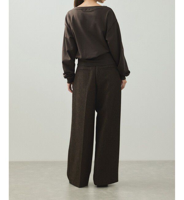 ADAM ET ROPE'「【EMOELLE】ボートネックスウェット」|スウェット・ジャージ|