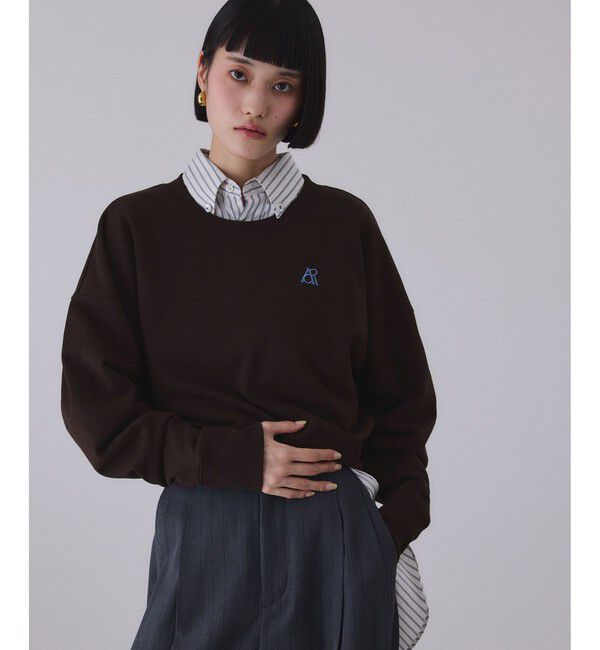 ADAM ET ROPE'「【サステナブル】パフスリーブスウェット」|スウェット・ジャージ|