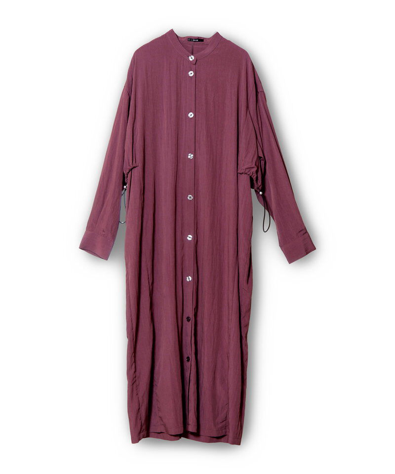  「バックタックシャツワンピース」|ワンピース|
