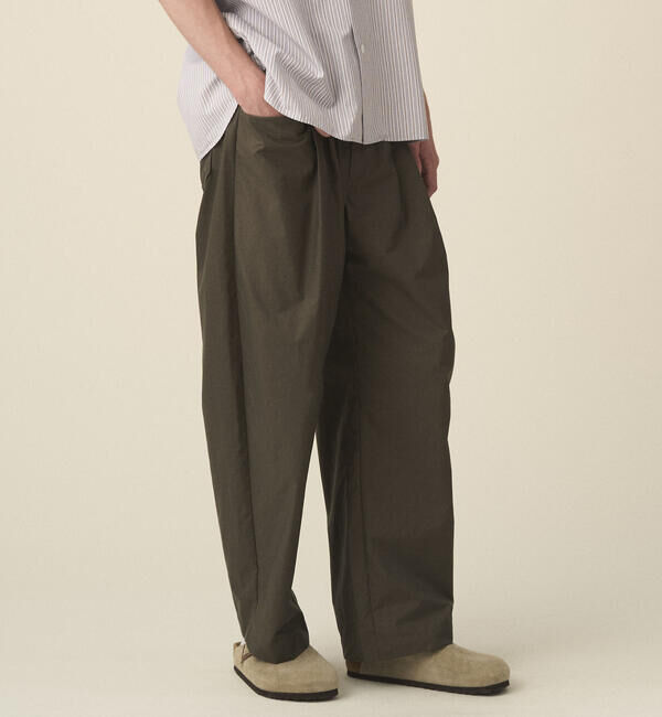 DANTON「DANTON | スタナーナイロン 2タックイージーパンツ MEN」|チノ|OLIVE