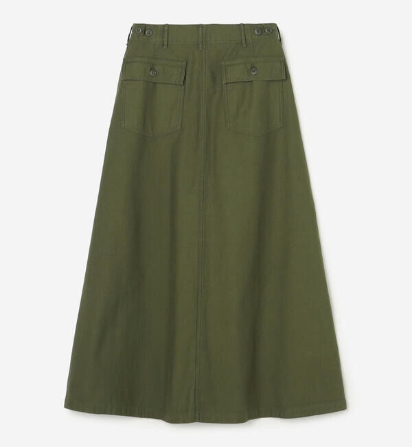  「orSlow | バックサテン ファティーグスカート WOMEN」|スカート|