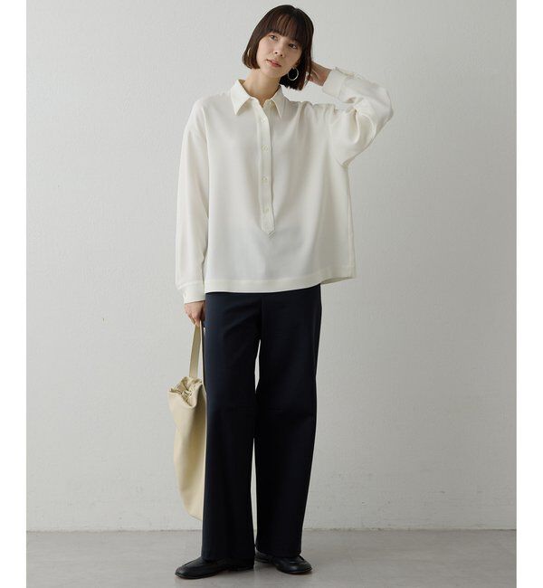  「ダブルクロススキッパープルオーバー」|シャツ・ブラウス|