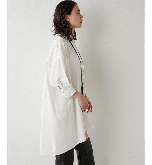  「刺繍チュニックシャツ」|シャツ・ブラウス|