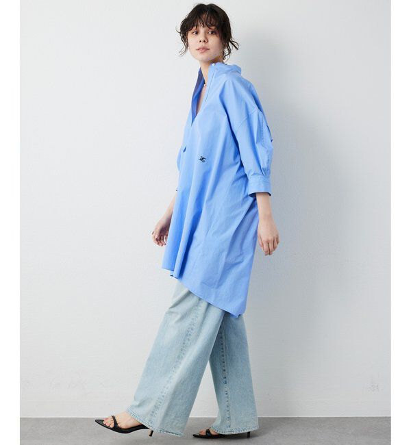  「刺繍チュニックシャツ」|シャツ・ブラウス|