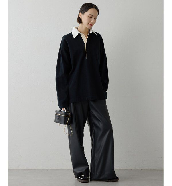  「刺繍ラガーシャツ」|Tシャツ・カットソー|