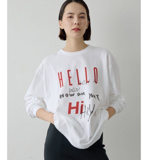  「ロゴロングスリーブTシャツ」|Tシャツ・カットソー|