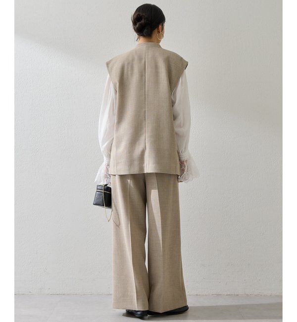  「リネンライクジレ」|ベスト・ジレ|