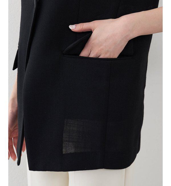  「リネンライクジレ」|ベスト・ジレ|