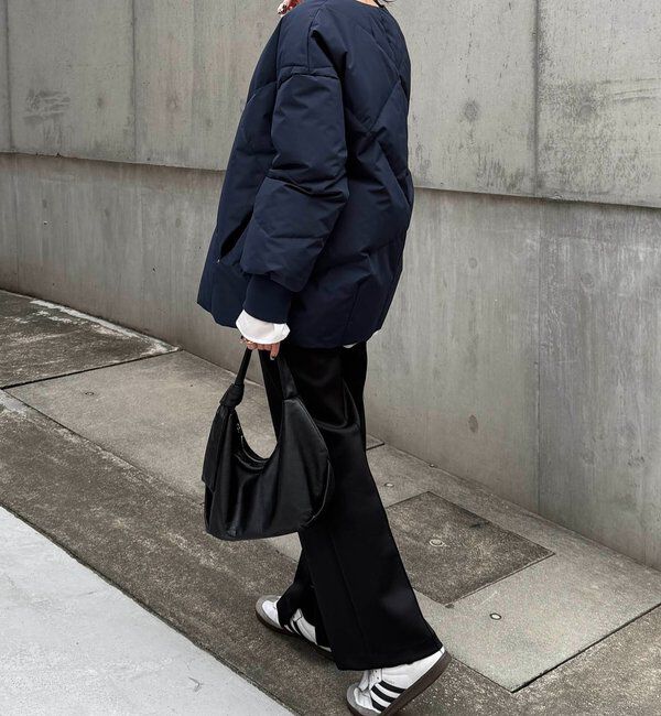  「ノーカラーダウンコート」|その他|