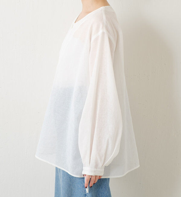  「ジップドロストブラウス」|シャツ・ブラウス|
