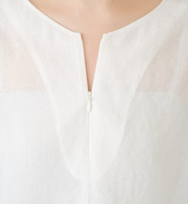  「ジップドロストブラウス」|シャツ・ブラウス|