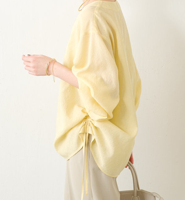  「ジップドロストブラウス」|シャツ・ブラウス|