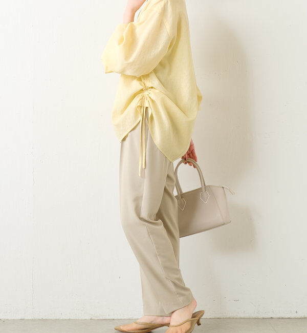  「ジップドロストブラウス」|シャツ・ブラウス|