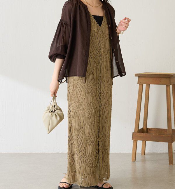  「【人気アイテムがサイズ展開を増やして再販！】バテンレースワンピース」|ワンピース|